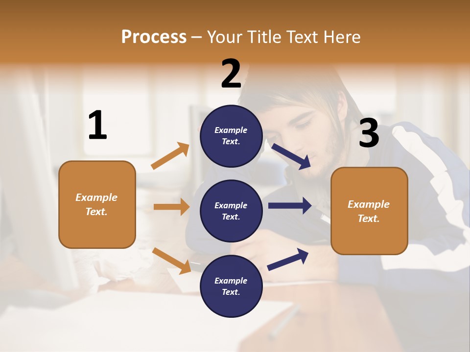 Royaltyfreephoto Funky Paper PowerPoint Template