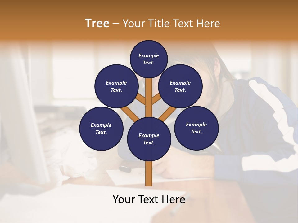 Royaltyfreephoto Funky Paper PowerPoint Template