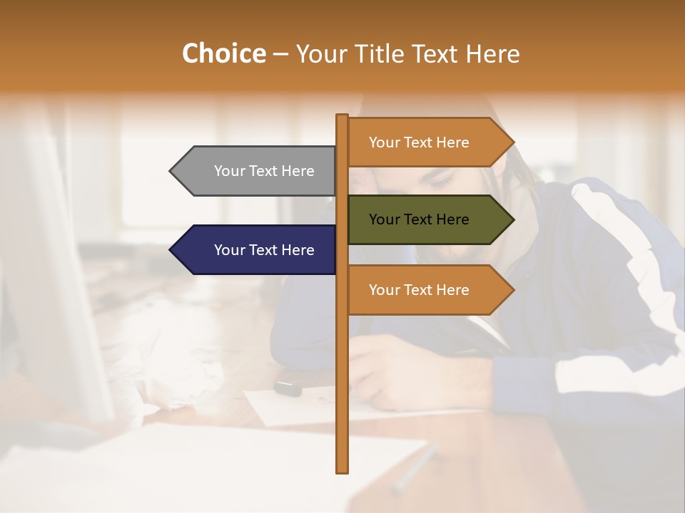 Royaltyfreephoto Funky Paper PowerPoint Template