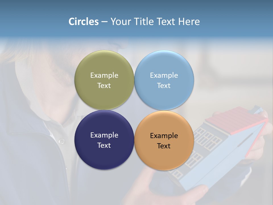 Man Future Caucasian PowerPoint Template