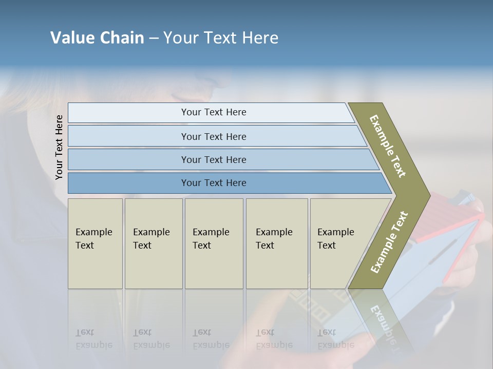 Man Future Caucasian PowerPoint Template