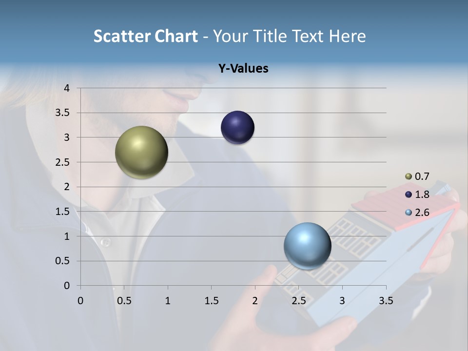 Man Future Caucasian PowerPoint Template