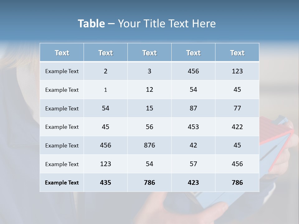 Man Future Caucasian PowerPoint Template