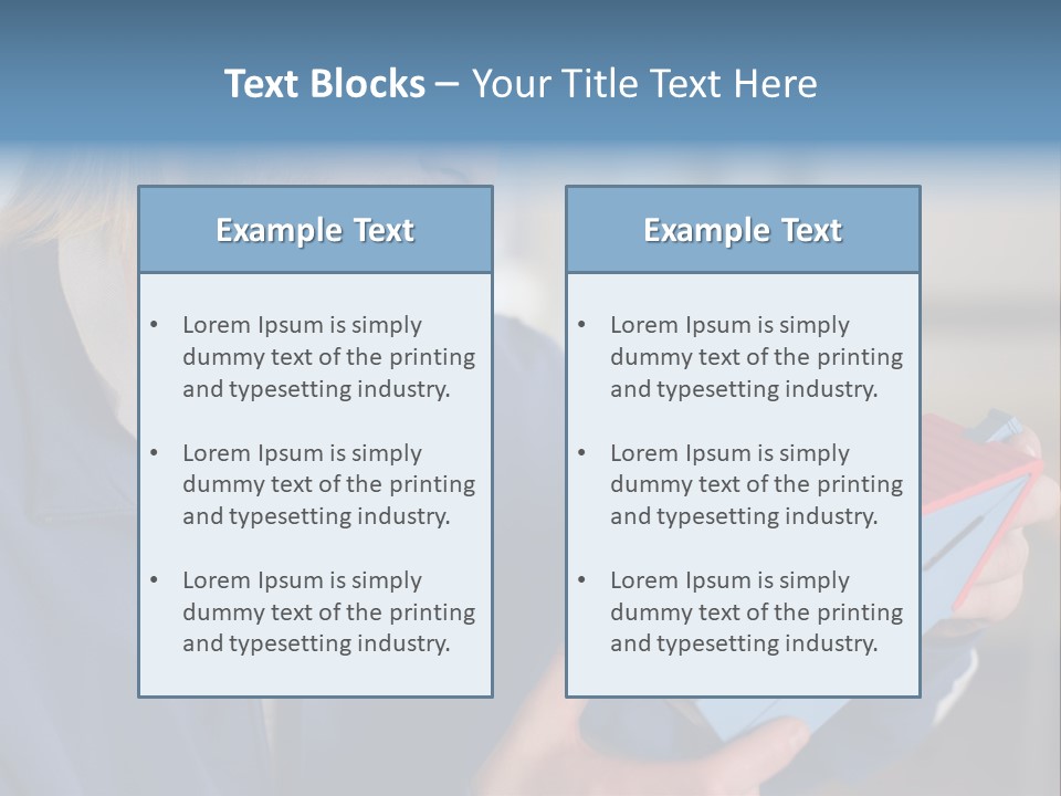 Man Future Caucasian PowerPoint Template