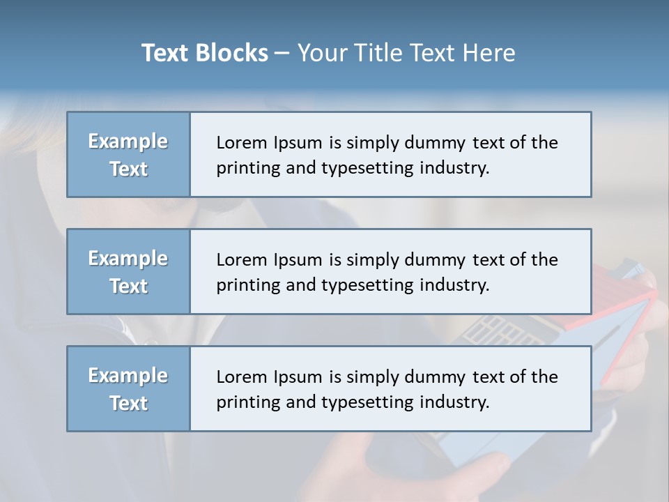 Man Future Caucasian PowerPoint Template