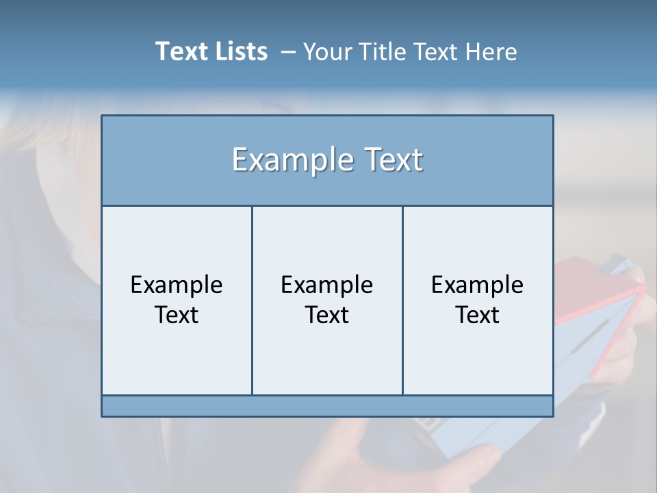 Man Future Caucasian PowerPoint Template