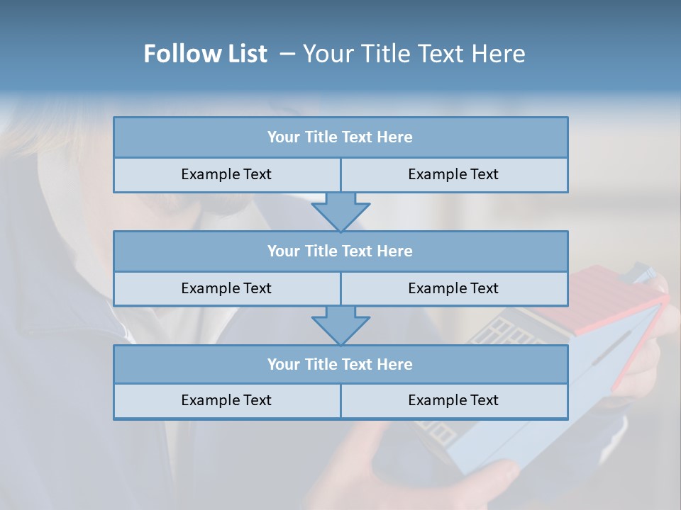 Man Future Caucasian PowerPoint Template
