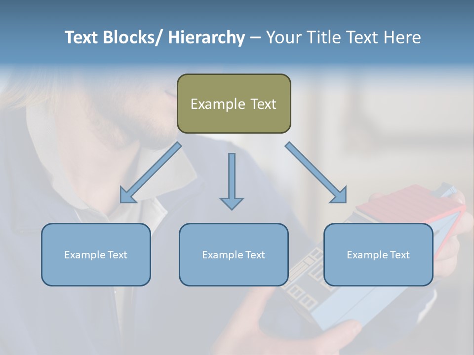 Man Future Caucasian PowerPoint Template