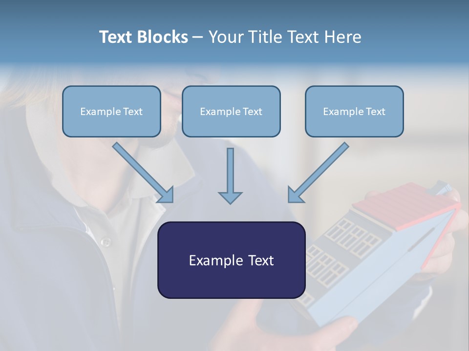 Man Future Caucasian PowerPoint Template