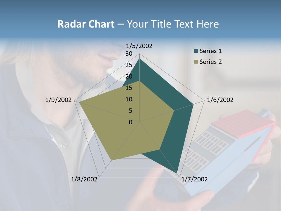 Man Future Caucasian PowerPoint Template