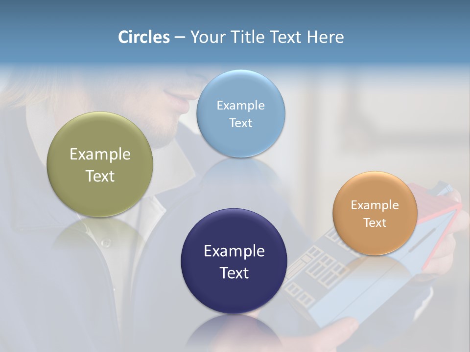 Man Future Caucasian PowerPoint Template