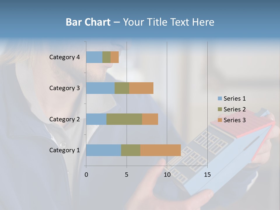 Man Future Caucasian PowerPoint Template