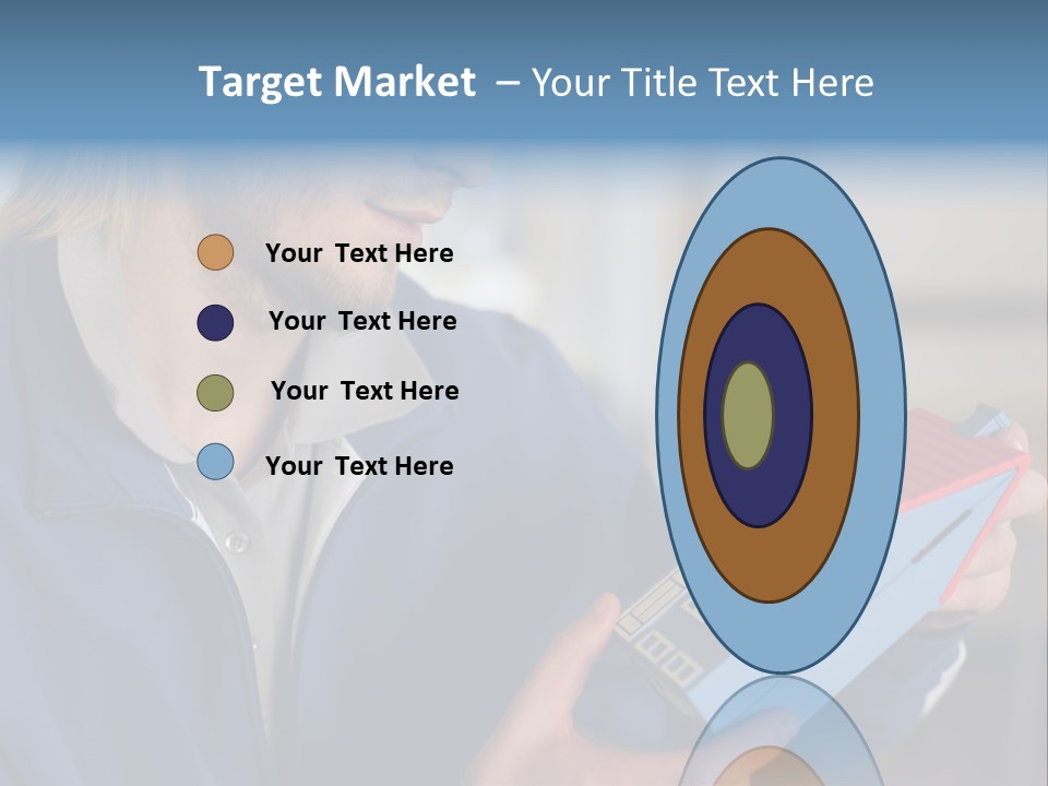 Man Future Caucasian PowerPoint Template