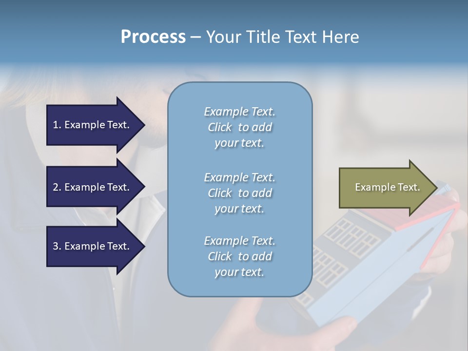 Man Future Caucasian PowerPoint Template