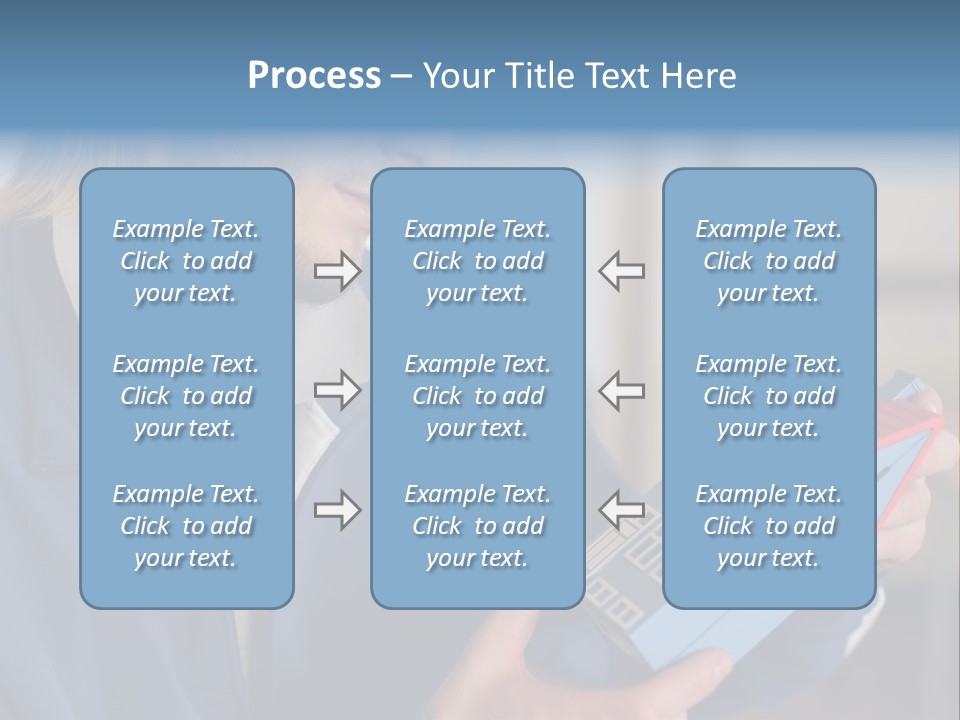 Man Future Caucasian PowerPoint Template