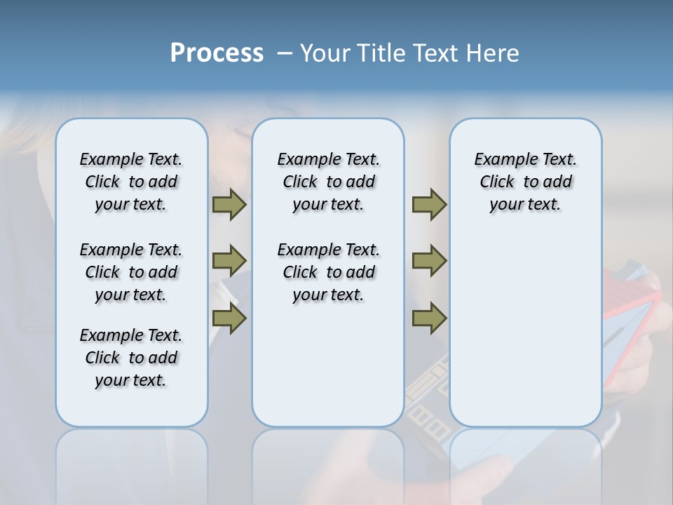 Man Future Caucasian PowerPoint Template