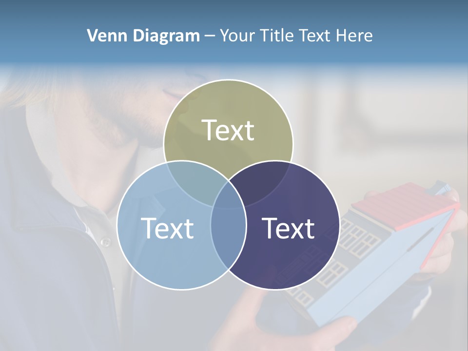 Man Future Caucasian PowerPoint Template