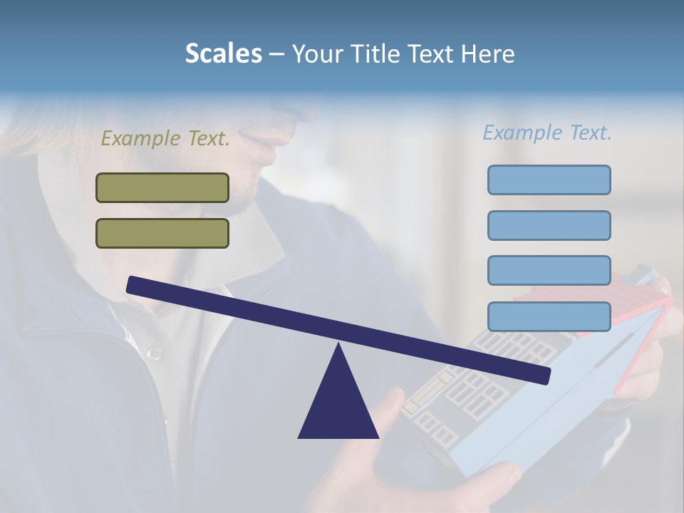 Man Future Caucasian PowerPoint Template