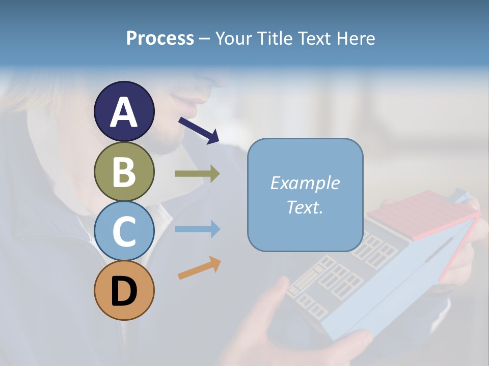 Man Future Caucasian PowerPoint Template