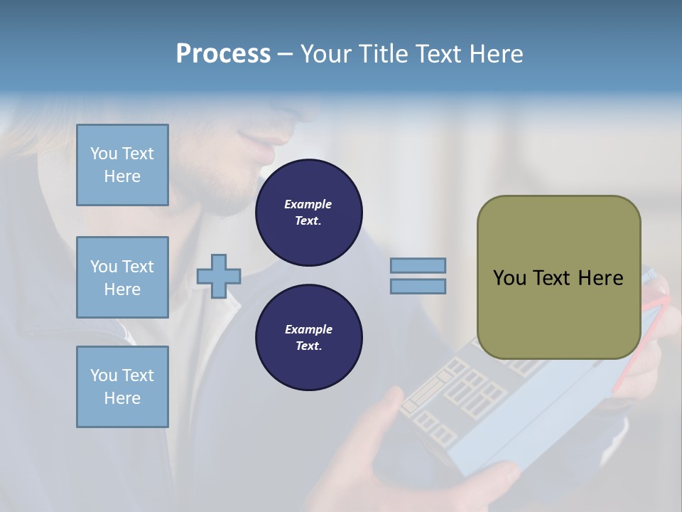 Man Future Caucasian PowerPoint Template