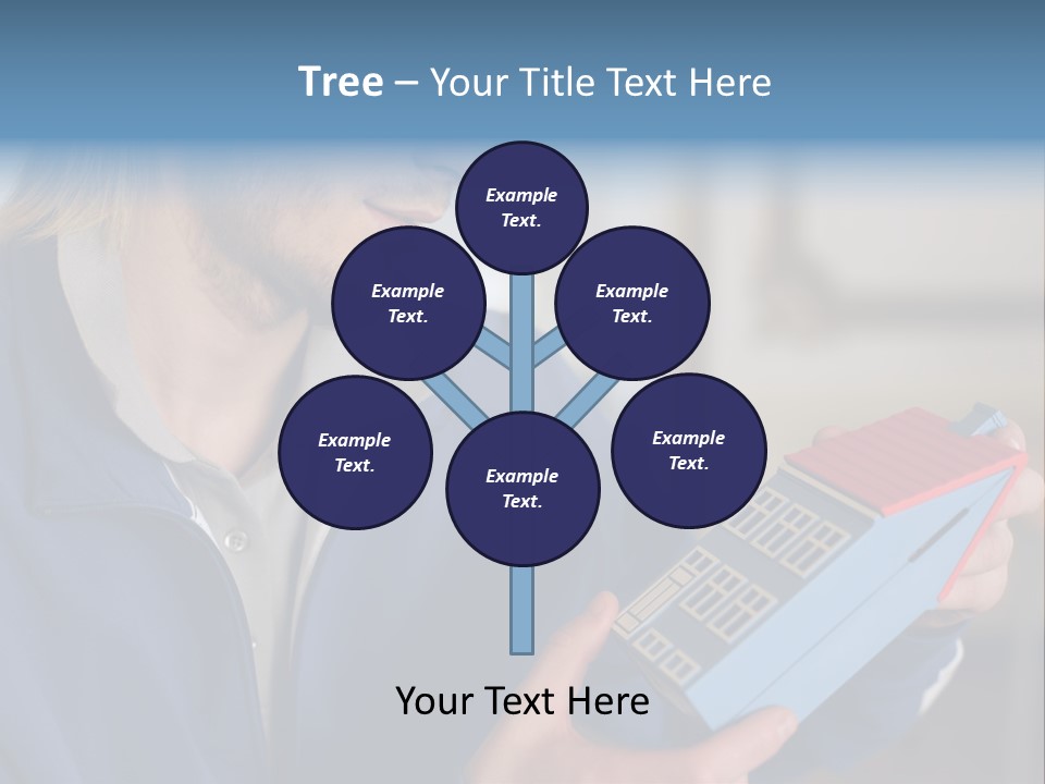 Man Future Caucasian PowerPoint Template