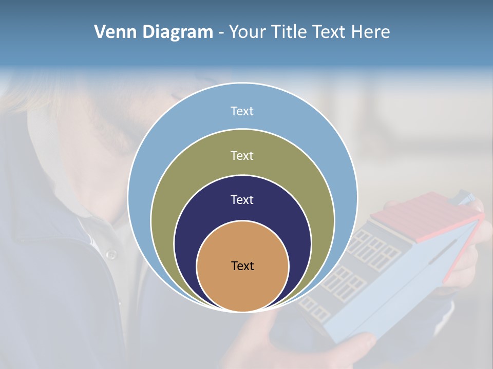 Man Future Caucasian PowerPoint Template