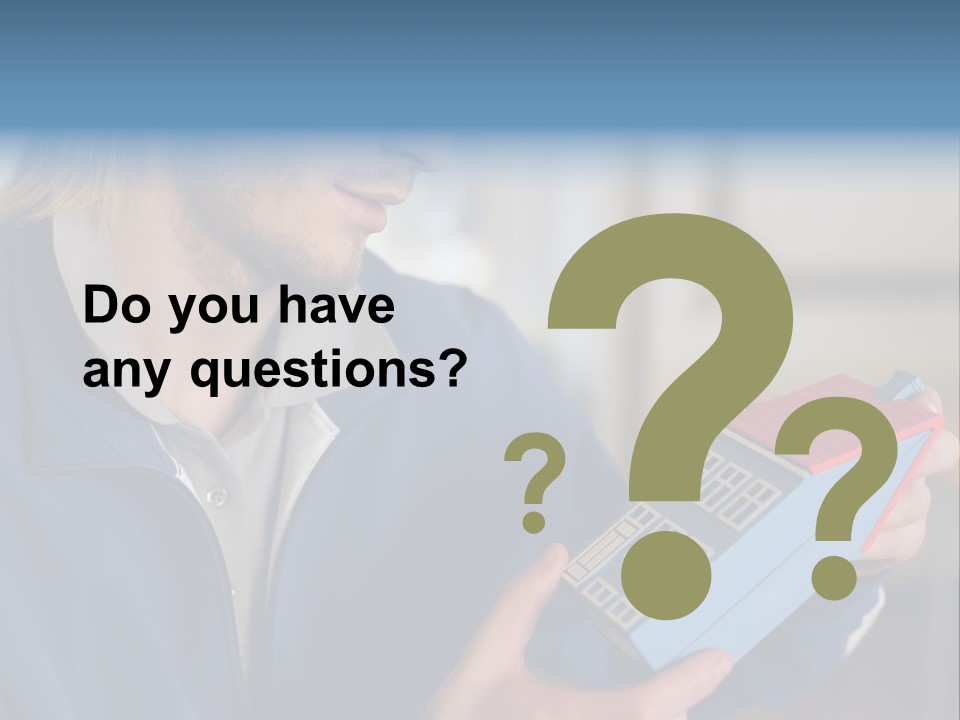 Man Future Caucasian PowerPoint Template