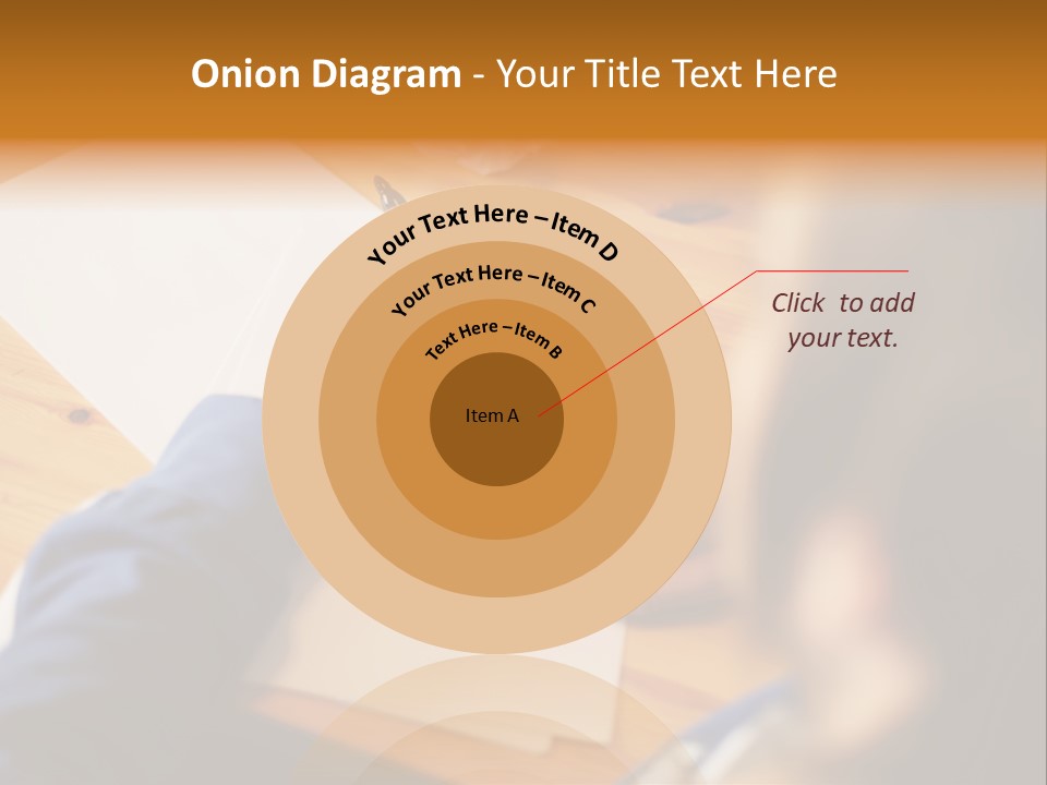 Occupation Graphic Desk PowerPoint Template