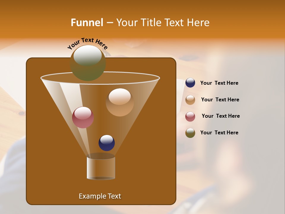 Occupation Graphic Desk PowerPoint Template