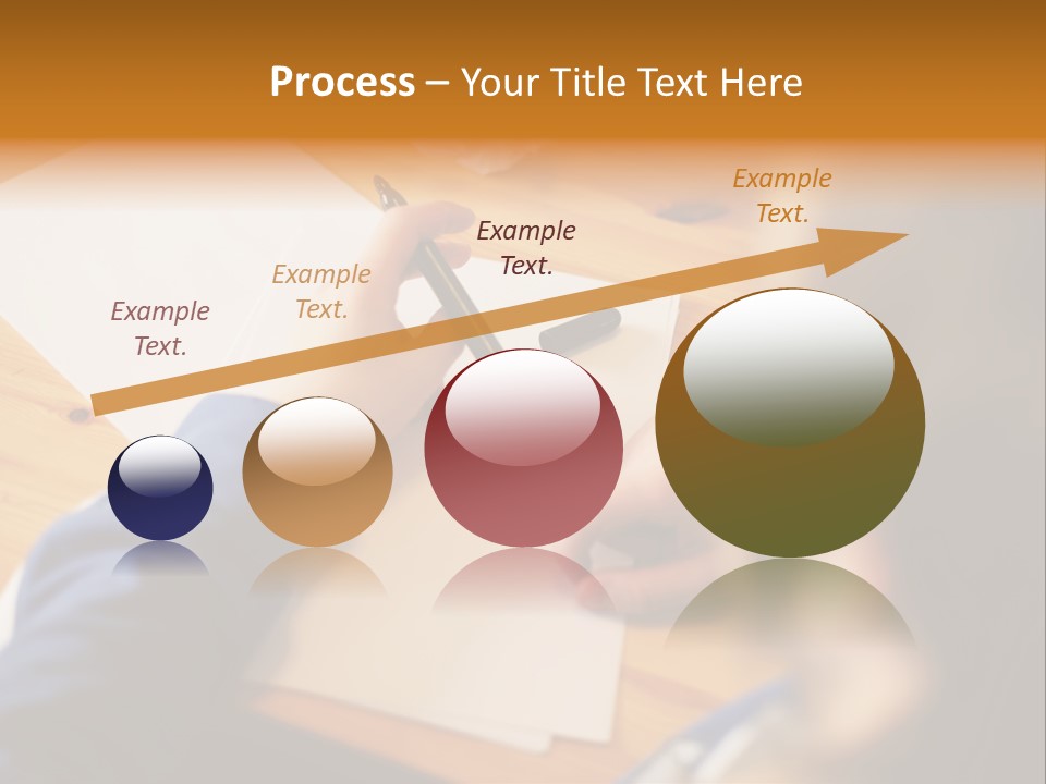 Occupation Graphic Desk PowerPoint Template