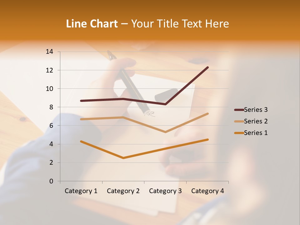 Occupation Graphic Desk PowerPoint Template