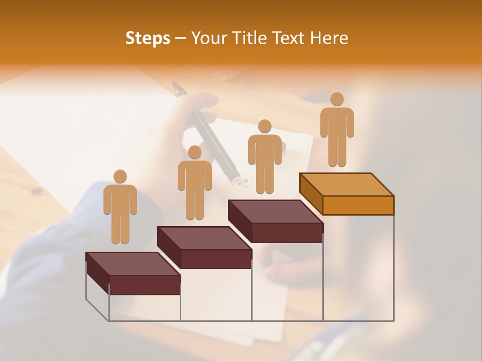 Occupation Graphic Desk PowerPoint Template