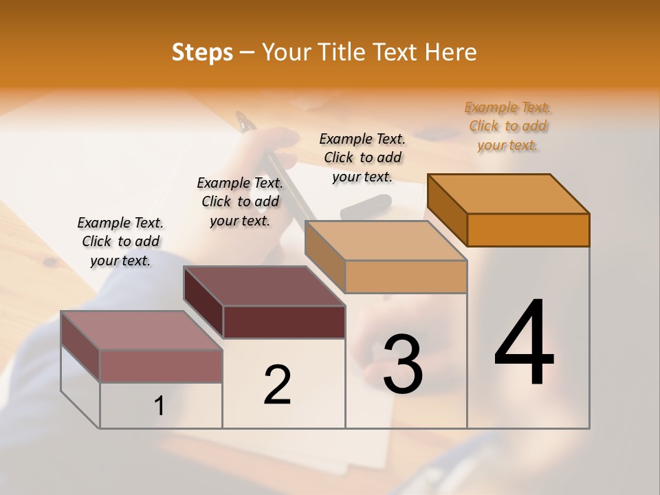 Occupation Graphic Desk PowerPoint Template
