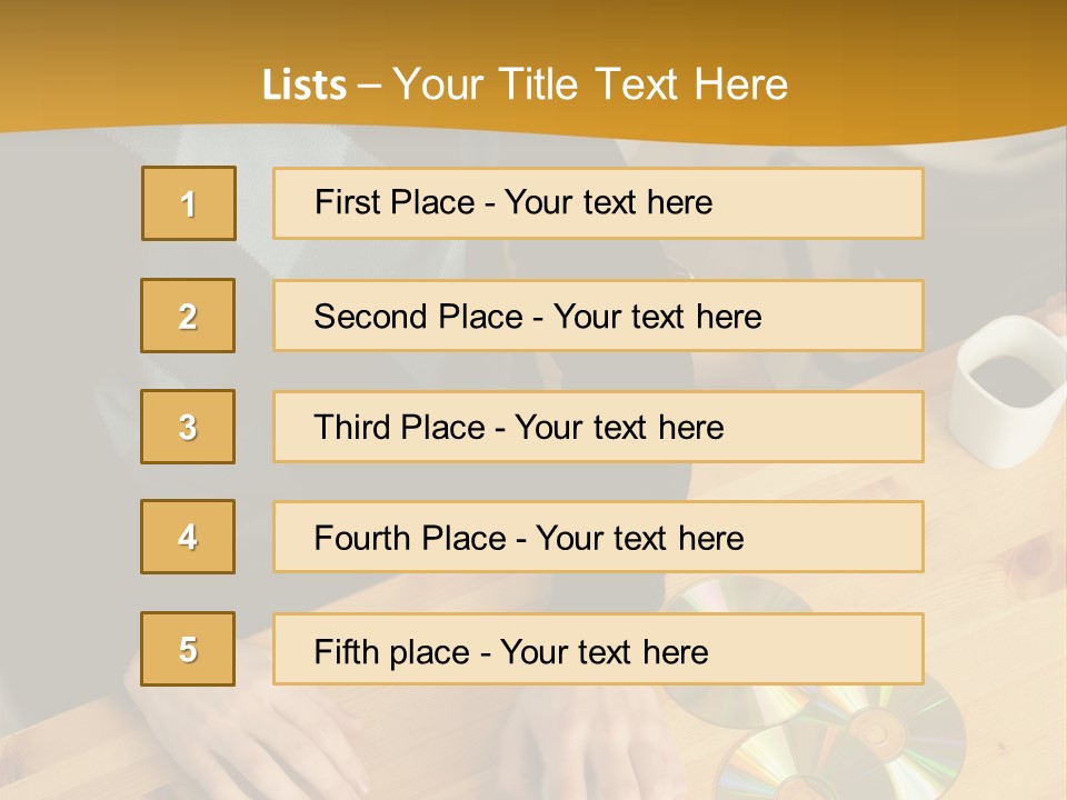 Coffee Curiosity Coffeecup PowerPoint Template