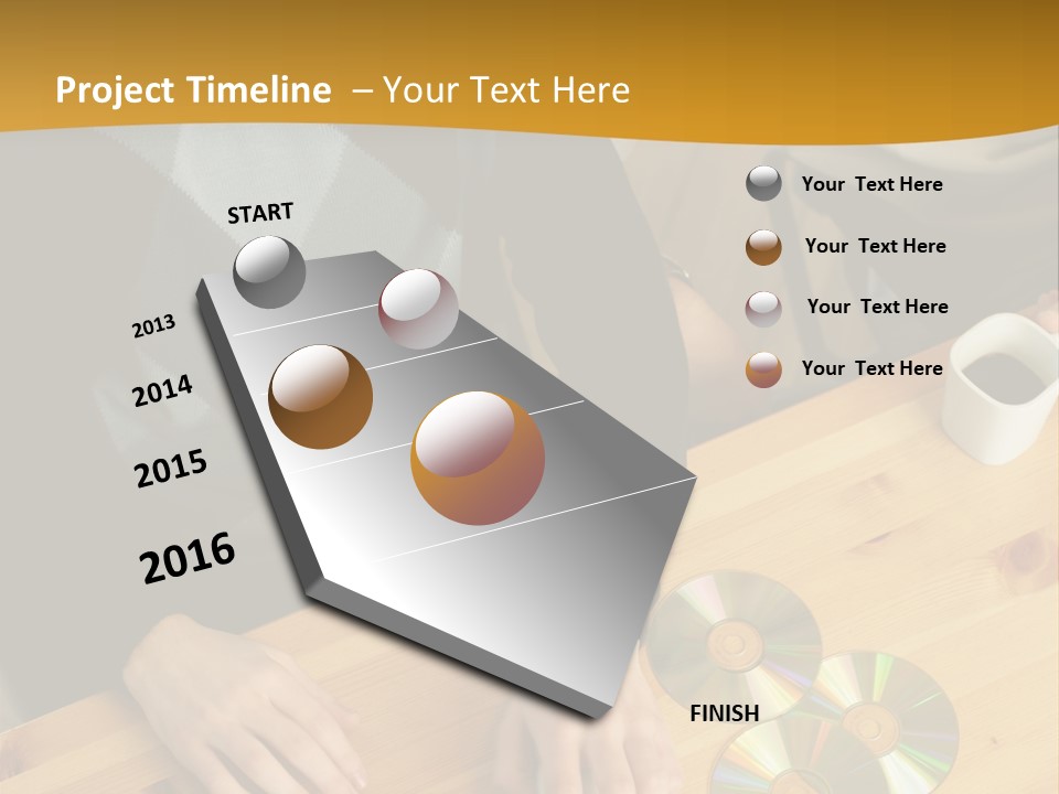 Coffee Curiosity Coffeecup PowerPoint Template