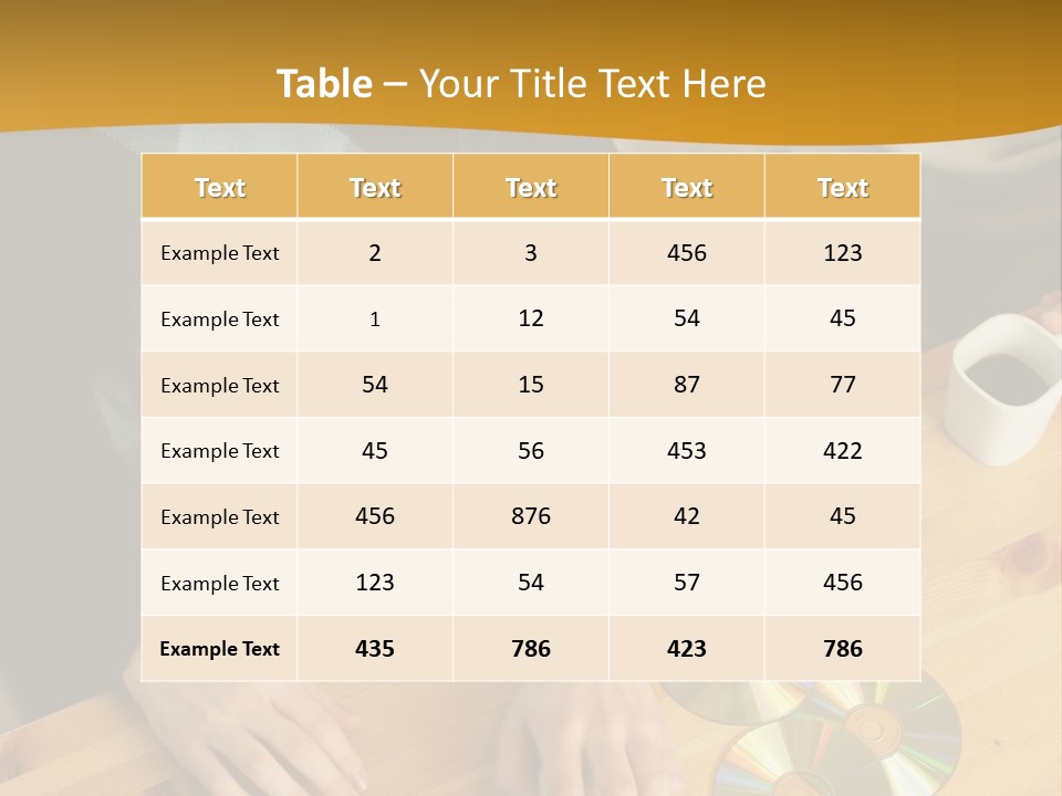 Coffee Curiosity Coffeecup PowerPoint Template