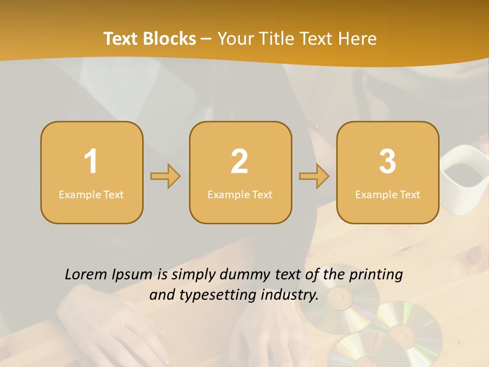 Coffee Curiosity Coffeecup PowerPoint Template