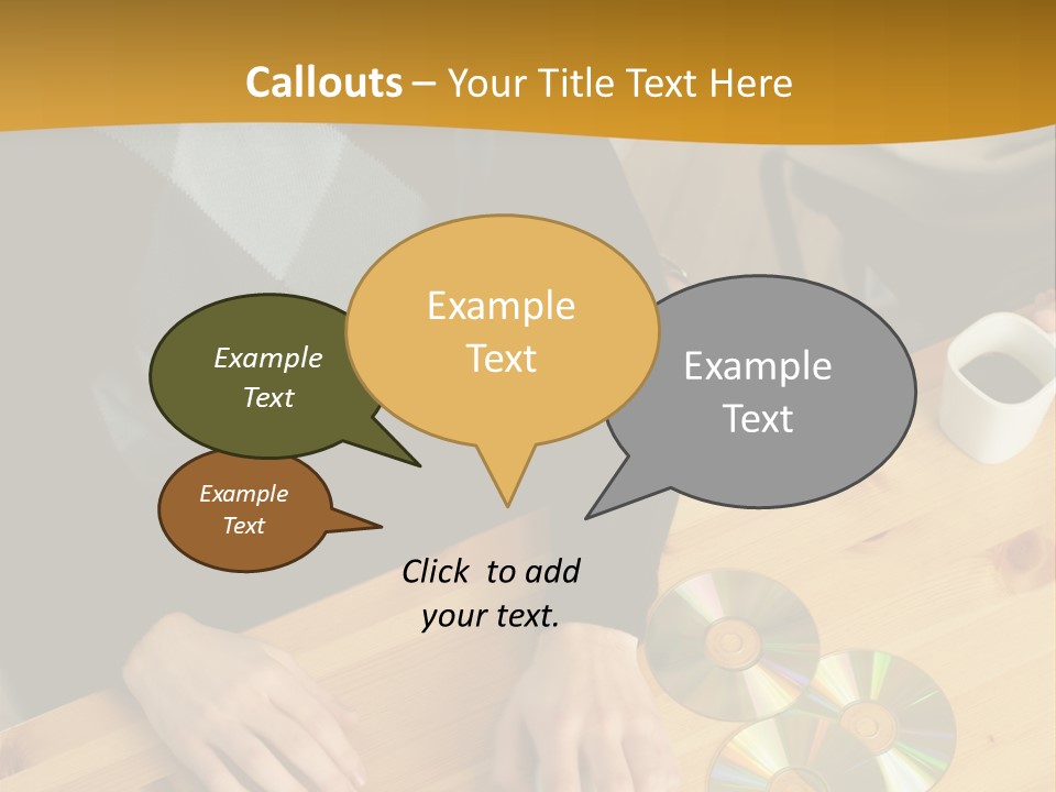 Coffee Curiosity Coffeecup PowerPoint Template