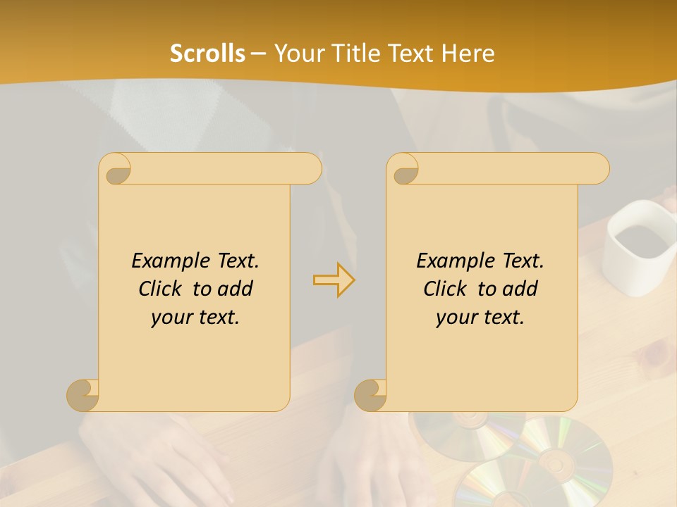 Coffee Curiosity Coffeecup PowerPoint Template