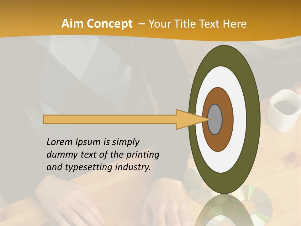 Coffee Curiosity Coffeecup PowerPoint Template