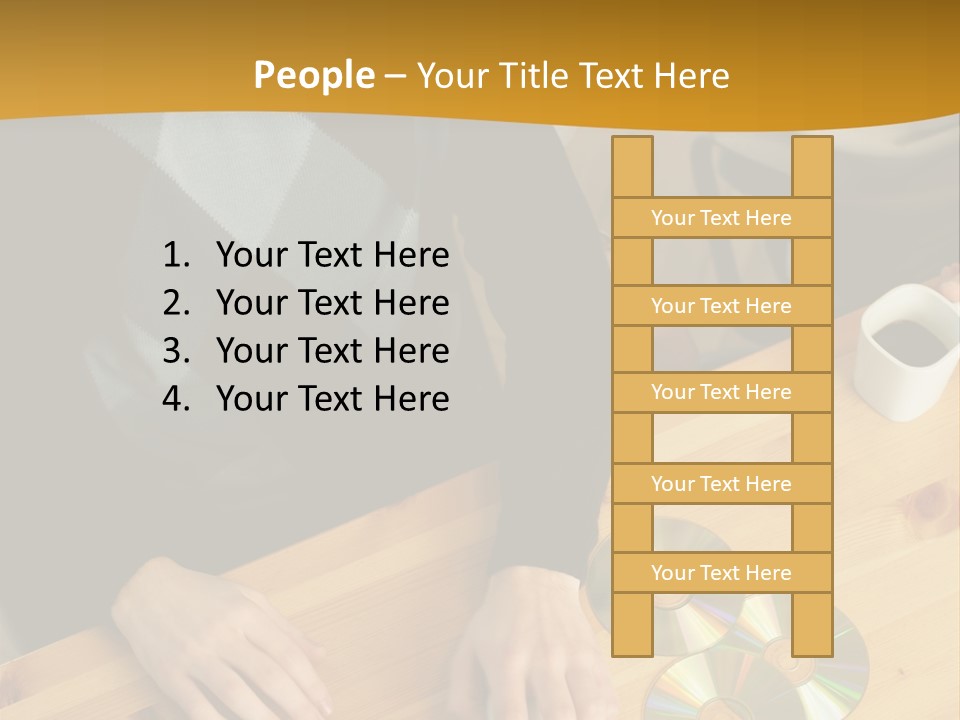 Coffee Curiosity Coffeecup PowerPoint Template