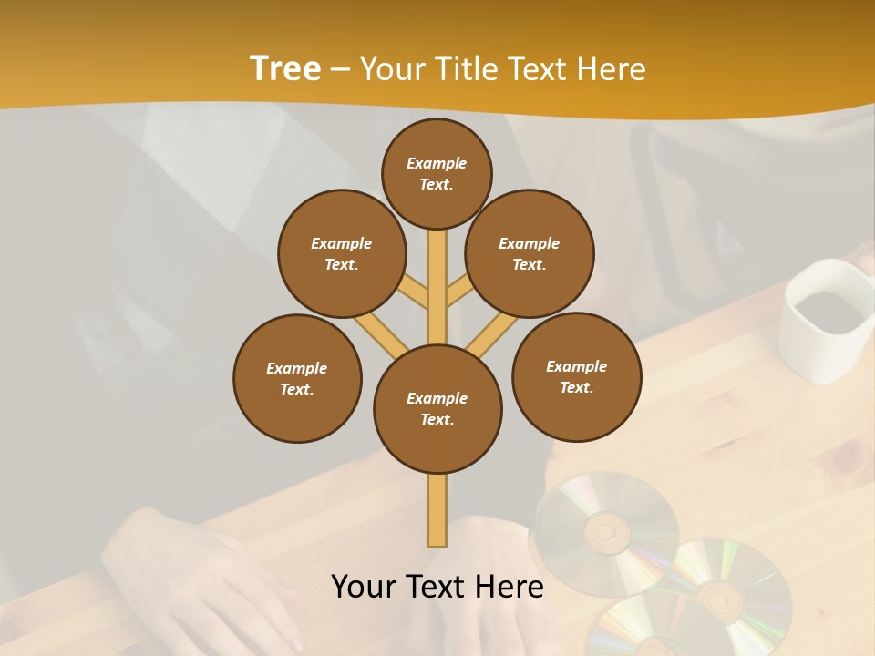 Coffee Curiosity Coffeecup PowerPoint Template