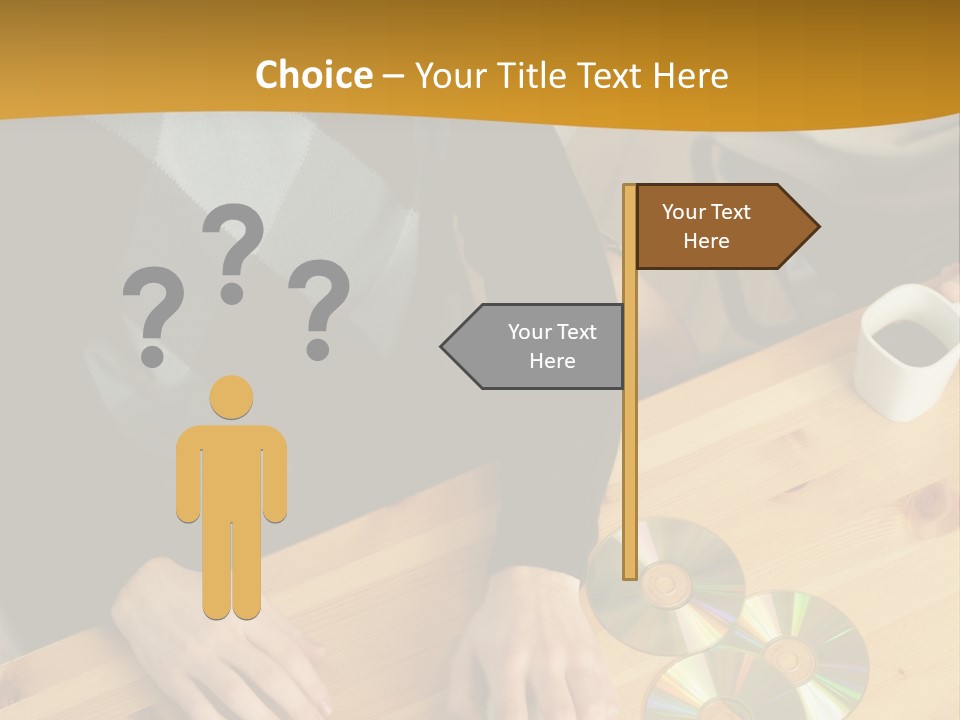 Coffee Curiosity Coffeecup PowerPoint Template