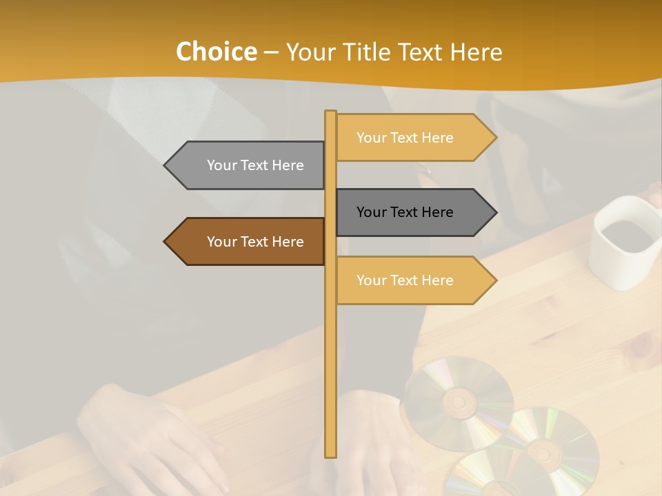 Coffee Curiosity Coffeecup PowerPoint Template