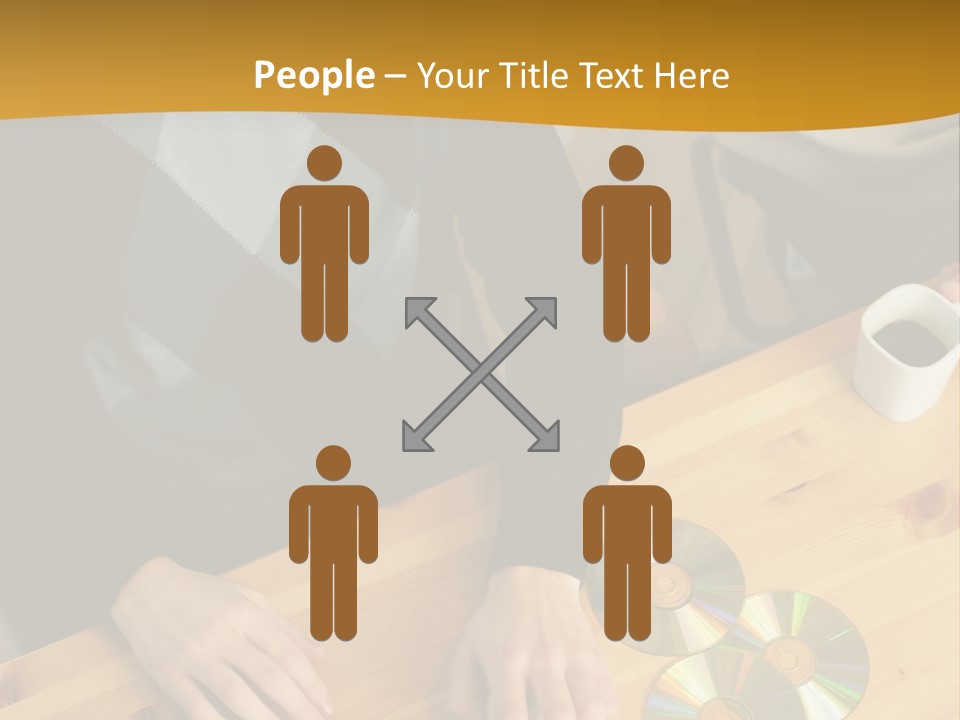 Coffee Curiosity Coffeecup PowerPoint Template