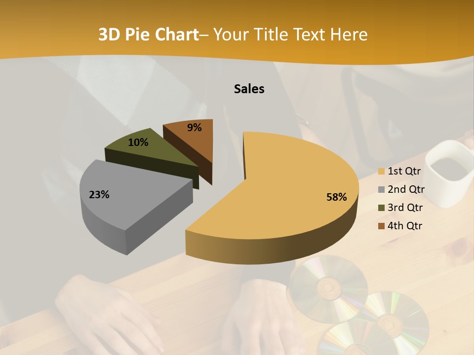 Coffee Curiosity Coffeecup PowerPoint Template