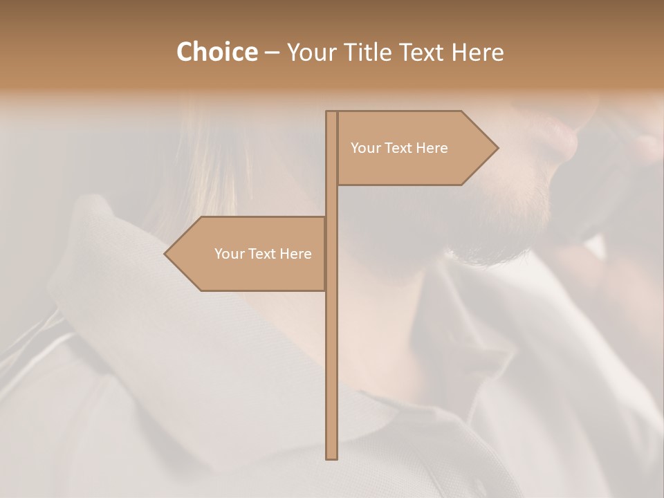 Female Guys Guy PowerPoint Template