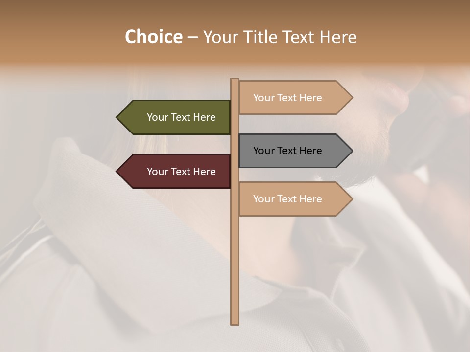 Female Guys Guy PowerPoint Template