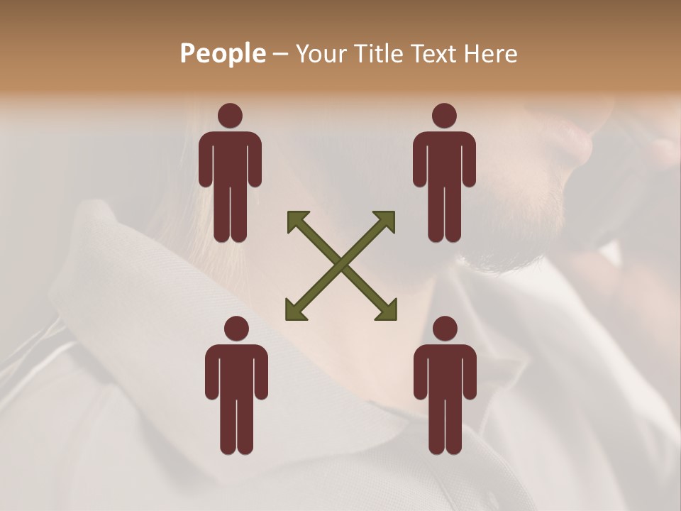 Female Guys Guy PowerPoint Template