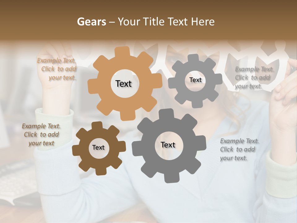 Officeinterior Paper Twopeople PowerPoint Template